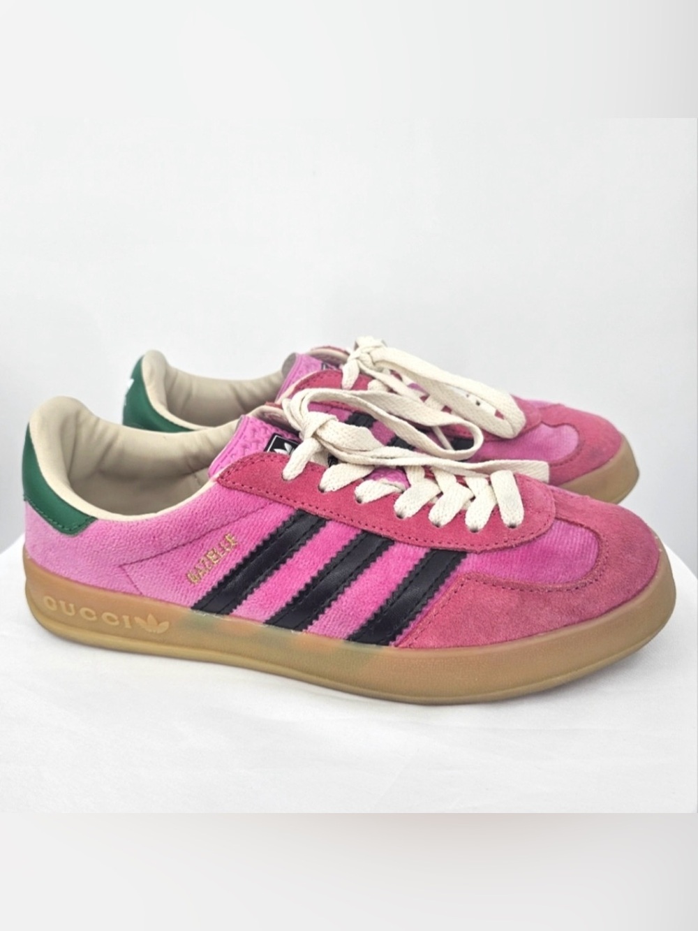 Adidas Gucci x Gazelle Pink Velvet